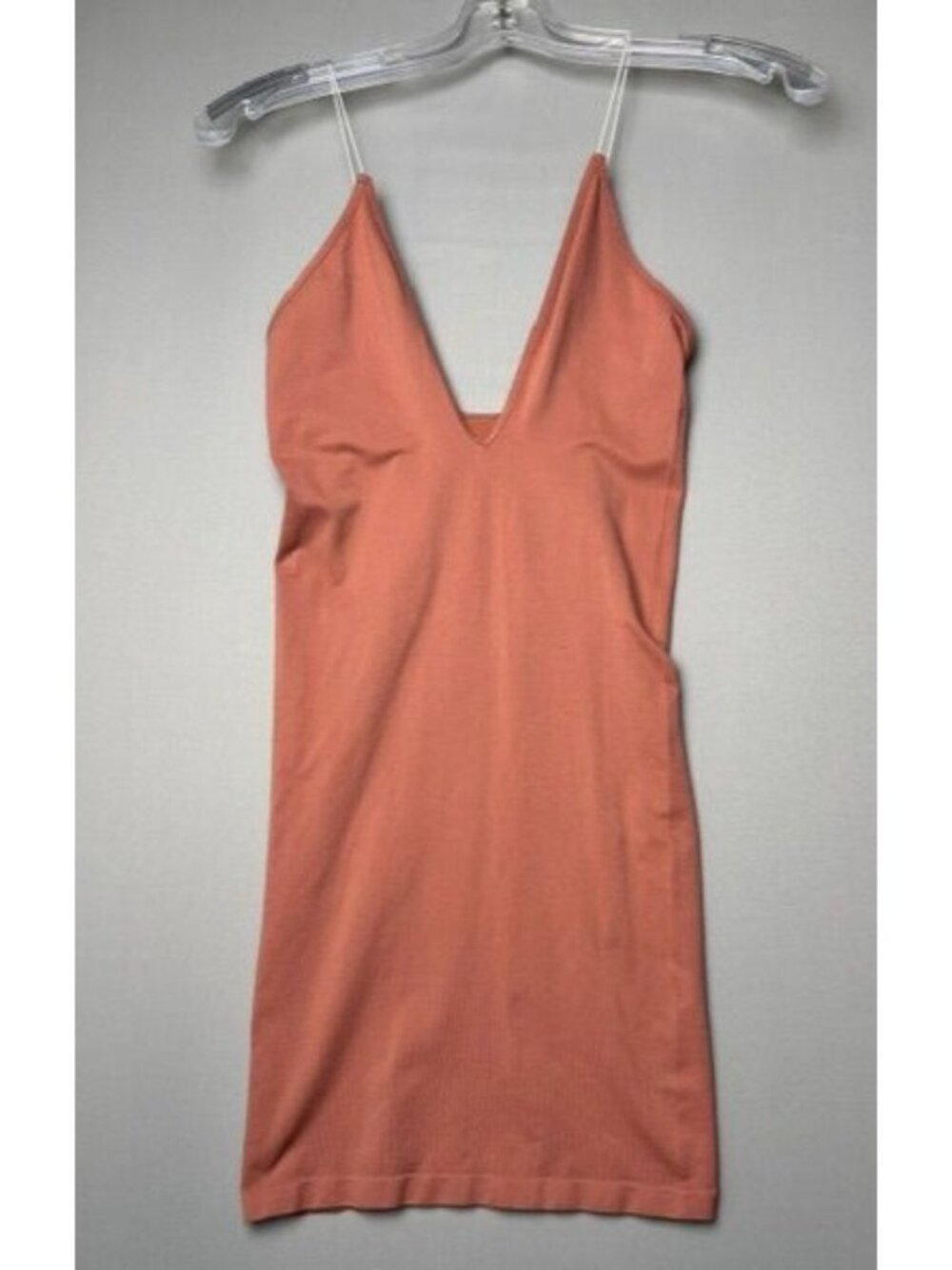 Free People Intimately Seamless Sip Dress Cami Mini Bodycon Rust Brown XS /Small